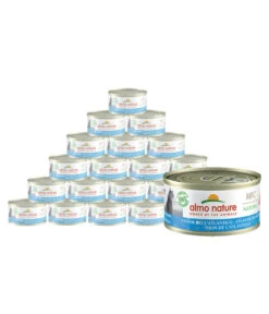 Almo Nature Nassfutter Für Katzen HFC Natural, Atlantikthunfisch, 24 X 70 G
