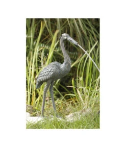 Rottenecker Bronzefigur Reiher