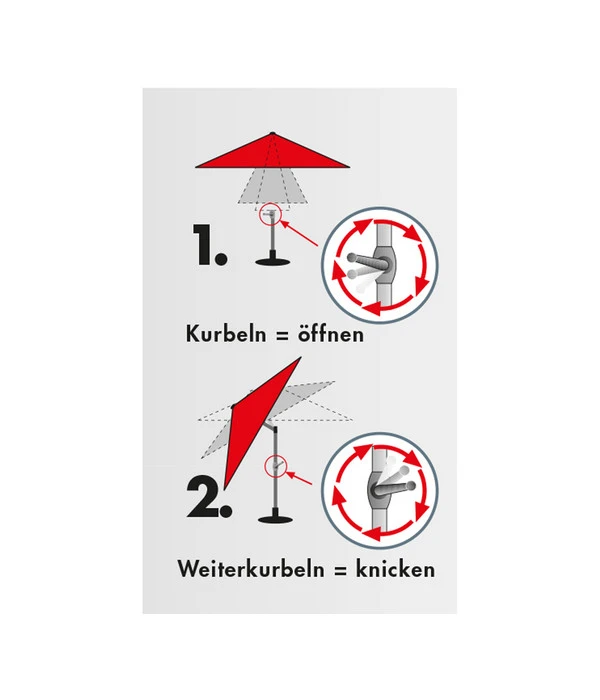 Doppler Sonnenschirm Expert Auto Tilt, Rund, Ca. Ø320 Cm 4 Doppler Sonnenschirm Expert Auto Tilt, Rund, Ca. Ø320 Cm – Bild 4