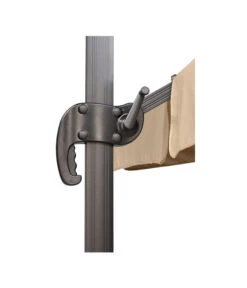 Schneider Classics Sonnenschirm Rhodos, Holzoptik, Quadratisch Ca. B300/T300 Cm -Garten Und Außenbereich 1707751 WE DE 001 Rhodos3x3mocca