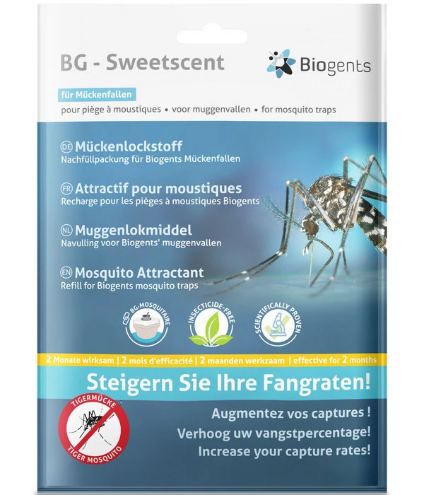 Biogents BG-Sweetscent Mückenlockstoff Nachfüllpackung, 1 Stk. 1 Biogents BG-Sweetscent Mückenlockstoff Nachfüllpackung, 1 Stk.