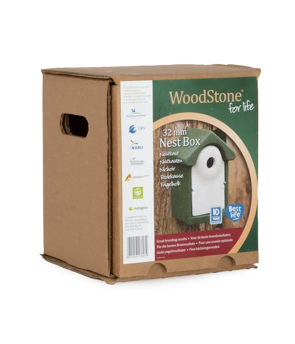 CJ Wildbird WoodStone® Nistkasten Holzbeton, Einflugloch Ca. Ø32 Mm, Grün 6 CJ Wildbird WoodStone® Nistkasten Holzbeton, Einflugloch Ca. Ø32 Mm, Grün – Bild 6