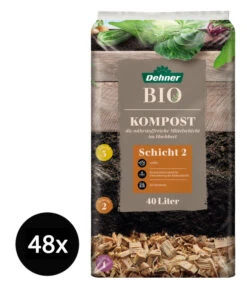 Dehner Bio Hochbeet Kompost, 48 X 40 Liter