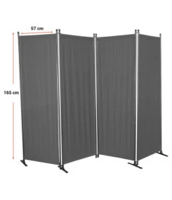 Angerer Paravent, 4-teilig, PE, Ca. B220/H165 Cm 3 Angerer Paravent, 4-teilig, PE, Ca. B220/H165 Cm -Garten Und Außenbereich 2071983 WE BG 001 AngererParavent