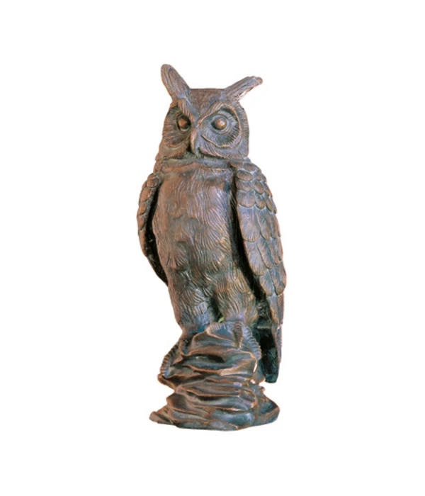 Rottenecker Bronze-Eule, 13 X 15 X 37 Cm 1 Rottenecker Bronze-Eule, 13 X 15 X 37 Cm
