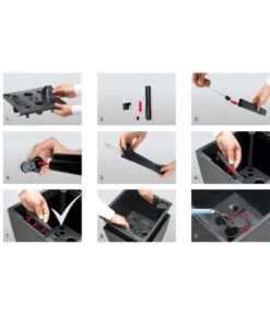 Dehner Kunststoff-Flechttopf Dallas, Quadratisch -Garten Und Außenbereich 2460004 2460020 WE DE 001 EmsaKunststofftopf36x36cm