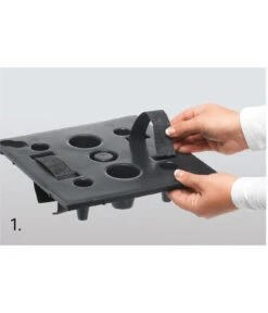 Dehner Kunststoff-Flechttopf Dallas, Quadratisch -Garten Und Außenbereich 2460004 2460020 WE DE 002 EmsaKunststofftopf36x36cm