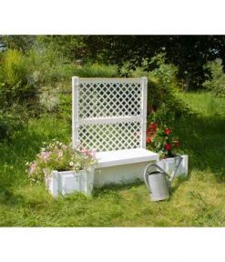 KHW Kunststoff-Gartenbank Kopenhagen -Garten Und Außenbereich 2547511 WE MO 004 BankKopenhagenweiss