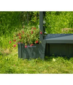 KHW Kunststoff-Gartenbank Mit Rosenbogen Brüssel, Ca. B174/H207/T49 Cm 19 KHW Kunststoff-Gartenbank Mit Rosenbogen Brüssel, Ca. B174/H207/T49 Cm -Garten Und Außenbereich 2547859 WE DE 001 BankBruesselAnthrazit