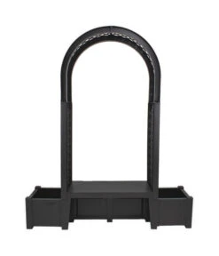 KHW Kunststoff-Gartenbank Mit Rosenbogen Brüssel, Ca. B174/H207/T49 Cm