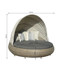 Dehner Sunlounger Florida, Ca. B160/H70/T220 Cm -Garten Und Außenbereich 2766806 WE BG 001 SunloungerFlorida