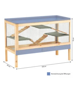 Silvio Design Nagervoliere Joe, Ca. B100/H70/T50 Cm -Garten Und Außenbereich 3203494 WE BG 001 NagervoliereJoe