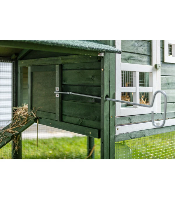 Dehner Hühnerstall Happy Farm Happy Hen, Ca. B213,5/H122/T91,5 Cm 7 Dehner Hühnerstall Happy Farm Happy Hen, Ca. B213,5/H122/T91,5 Cm – Bild 7