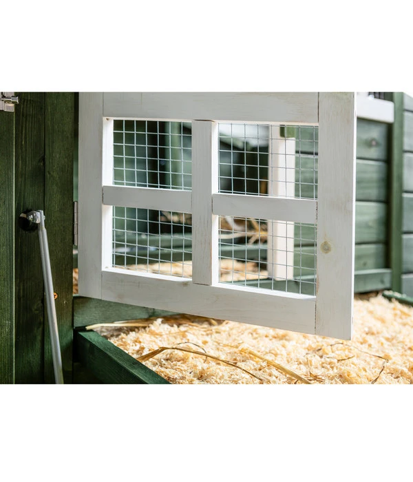 Dehner Hühnerstall Happy Farm Happy Hen, Ca. B213,5/H122/T91,5 Cm 9 Dehner Hühnerstall Happy Farm Happy Hen, Ca. B213,5/H122/T91,5 Cm – Bild 9