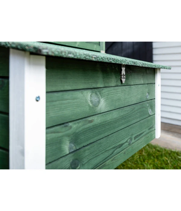 Dehner Hühnerstall Happy Farm Happy Hen, Ca. B213,5/H122/T91,5 Cm 12 Dehner Hühnerstall Happy Farm Happy Hen, Ca. B213,5/H122/T91,5 Cm – Bild 12