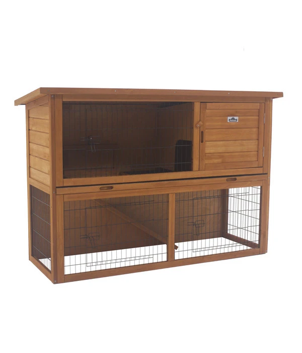 Dehner Kaninchenstall Hoppel, Ca. B136,4/H92/T50 Cm 1 Dehner Kaninchenstall Hoppel, Ca. B136,4/H92/T50 Cm