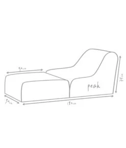 Outbag Outdoor-Sitzsack Peak Plus -Garten Und Außenbereich 3470630 WE DE 002 PeakPlusRed