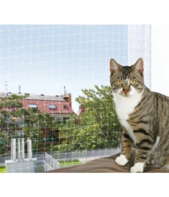 Trixie Katzenzubehör Schutznetz Transparent -Garten Und Außenbereich 3866662 WE FS 001 KatzenschutznetzTrixietransparent