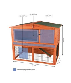 Trixie Nagerheim "Natura I", Ca. B124/H102/T78 Cm -Garten Und Außenbereich 3866738 WE BG 001 TrixieNaturaInagerheimMG