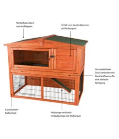 Trixie Nagerheim "Natura I", Ca. B124/H102/T78 Cm -Garten Und Außenbereich 3866738 WE IG 003 TrixieNaturaInagerheimMG