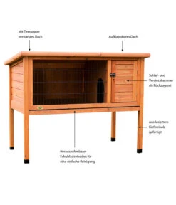 Trixie Nagerheim "Natura VI" -Garten Und Außenbereich 3866852 WE IG 003 TrixieKleintierstallNagerheimoHasenMG