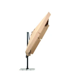 Schneider Classics Sonnenschirm Rhodos, Holzoptik, Quadratisch Ca. B300/T300 Cm -Garten Und Außenbereich 3927571 BildD 004 SchneiderSonnenschirmRhodosAmpelschirmRhodosNatur