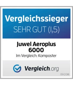 JUWEL® Komposter Aeroplus 6000, 600 L -Garten Und Außenbereich 3956539 WE DE 001 AeroplusTestsieger2018