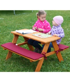Habau Kinder Picknickbank, 89 X 79 X 50 Cm -Garten Und Außenbereich 4031092 WE MO 002 Kinderpicknickbank