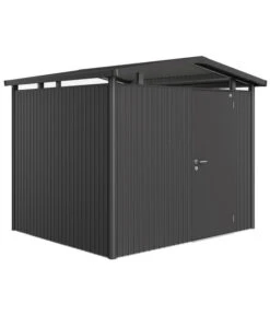 Biohort Metallgerätehaus Panorama® P3, Dunkelgrau
