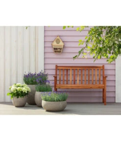 Dehner Leichtbeton-Schale Balloon Stone, Grau -Garten Und Außenbereich 4058046 4058087 4057972 WE MO 005 DehnerLeichtbetonTopfPflanztopfPflanzvase