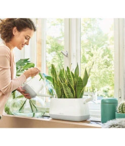 LECHUZA® YULA Gießkanne, 1,7 L -Garten Und Außenbereich 4065934 PR MO 001 YulaPflanztascheWeissGrau 4065884