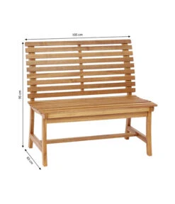 Dehner Akazienbank Paisley, 2-Sitzer -Garten Und Außenbereich 4069167 WE BG 001 AkazienbankPaisley