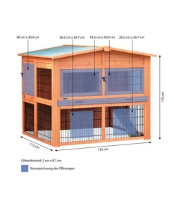 Trixie Nagerheim "Natura XL", Ca. B135/H115/T112 Cm -Garten Und Außenbereich 4101366 WE BG 001 TrixieNaturaXLMG