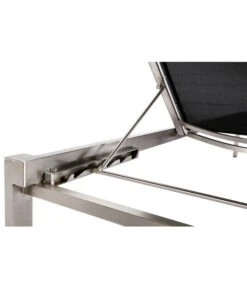 Best Rollliege Marbella, Edelstahl, Schwarz, Ca. B67/H33/T200 Cm -Garten Und Außenbereich 4109609 WE DE 001 BestRollliegeMarbellaEdelstahlSchwarz