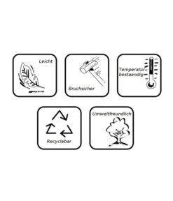 Farmet Kunststoff-Pflanzkübel Hydra -Garten Und Außenbereich 4177804 WE DE 005 WuerfelBo 43x43x43cmFLUORESZIEREND