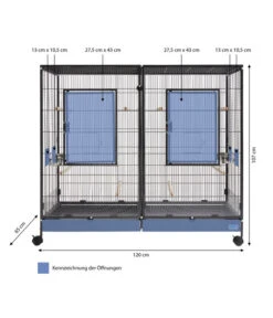 SAVIC Nager- Und Vogelheim Tasmania 120, Ca. B120/H107/T65 Cm -Garten Und Außenbereich 4190559 WE BG 001 SavicTasmania120