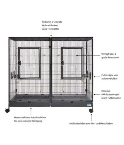 SAVIC Nager- Und Vogelheim Tasmania 120, Ca. B120/H107/T65 Cm -Garten Und Außenbereich 4190559 WE IG 003 SavicTasmania120