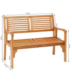 Dehner Klappbank Douglas, 2-Sitzer -Garten Und Außenbereich 4216784 WE BG 001 KlappbankDouglas