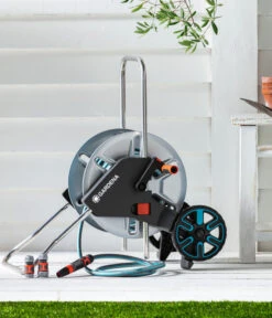 GARDENA Metall-Schlauchwagen CleverRoll M Set -Garten Und Außenbereich 4266581 WE MO 005 Metallschlauchwagen