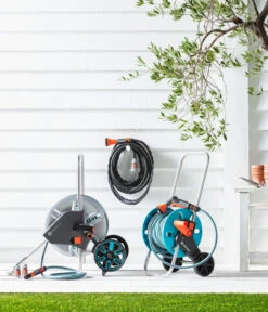 GARDENA Metall-Schlauchwagen CleverRoll M Set -Garten Und Außenbereich 4266581 WE MO 006 Metallschlauchwagen