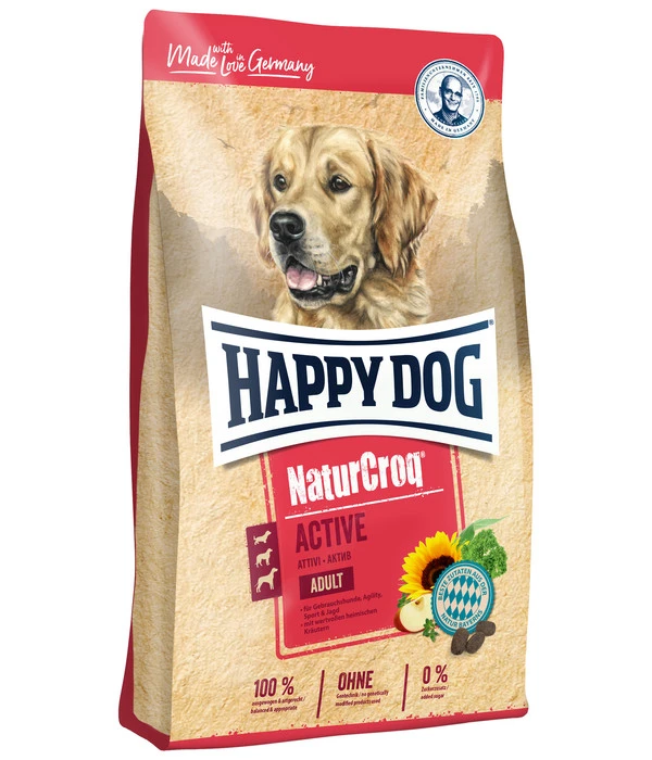 Happy Dog Trockenfutter Für Hunde NaturCroq Adult Active 1 Happy Dog Trockenfutter Für Hunde NaturCroq Adult Active