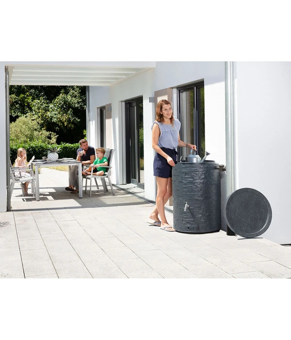 GARANTIA Muro Regenspeicher, Graphit Grey 2 GARANTIA Muro Regenspeicher, Graphit Grey – Bild 2