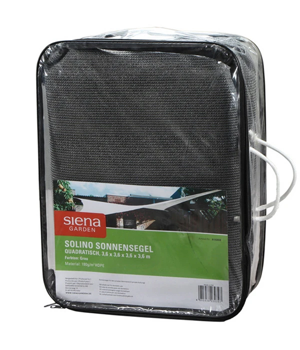 Siena Garden Sonnensegel Solino, Quadratisch, Ca. B360/T360 Cm 1 Siena Garden Sonnensegel Solino, Quadratisch, Ca. B360/T360 Cm