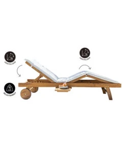 Dehner Rollliege Ravenna, Ca. B70/H89/T200 Cm 18 Dehner Rollliege Ravenna, Ca. B70/H89/T200 Cm -Garten Und Außenbereich 4407086 WE FS 003 RollliegeRavenna