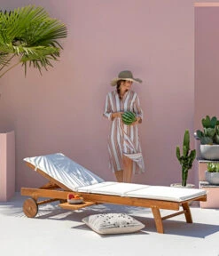 Dehner Rollliege Ravenna, Ca. B70/H89/T200 Cm 14 Dehner Rollliege Ravenna, Ca. B70/H89/T200 Cm -Garten Und Außenbereich 4407086 WE MO 001 RollliegeRavennaNEU