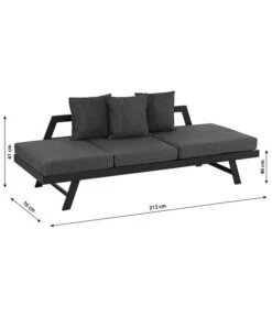 Dehner Funktionsliege Seattle -Garten Und Außenbereich 4407318 WE BG 001 BankLiegeSeattleNeu