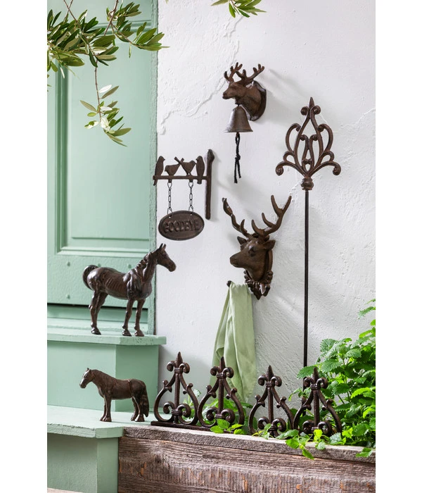 Dehner Gusseisen-Figur Pferd, Groß 2 Dehner Gusseisen-Figur Pferd, Groß – Bild 2