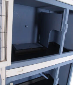 Dehner Kaninchenstall Original Mit Wärmedämmung, Ca. B114/H116/T57 Cm -Garten Und Außenbereich 4440830 WE DE 002 DehnerMarkenqualitaetKaninchenstallIsoliertBlau