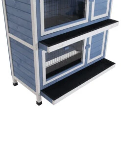 Dehner Kaninchenstall Original Mit Wärmedämmung, Ca. B114/H116/T57 Cm -Garten Und Außenbereich 4440830 WE DE 003 DehnerMarkenqualitaetKaninchenstallIsoliertBlau