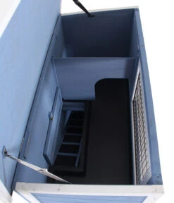 Dehner Kaninchenstall Original Mit Wärmedämmung, Ca. B114/H116/T57 Cm -Garten Und Außenbereich 4440830 WE DE 004 DehnerMarkenqualitaetKaninchenstallIsoliertBlau